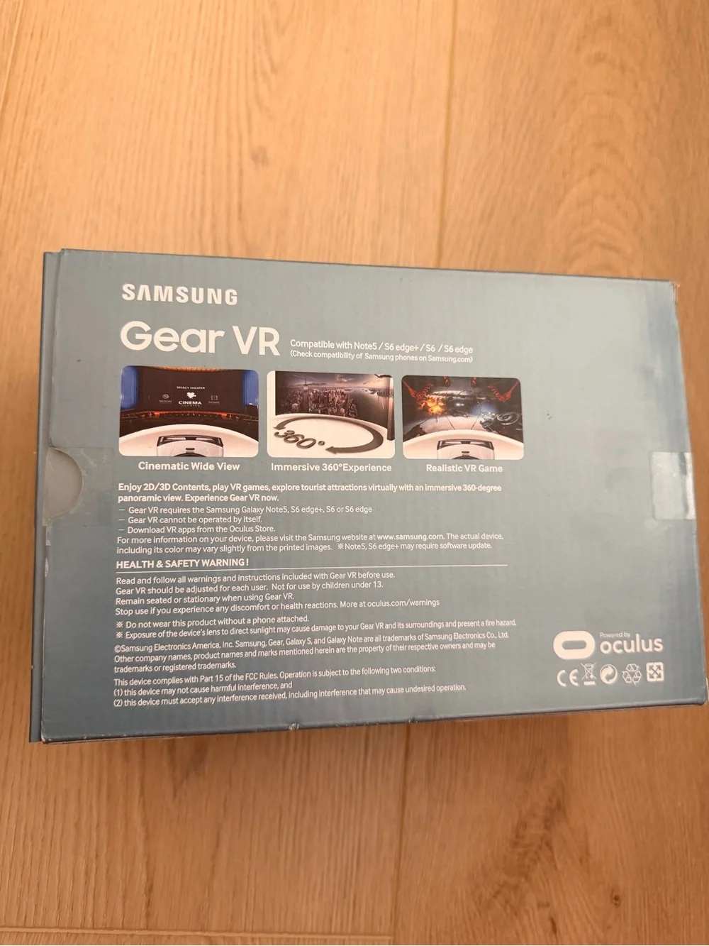 SAMSUNG Gear VR Compatible with Note / S6 edge+ / S6 / S6 edge Powered by oculus